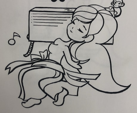 お名刺・アイコン・看板用キャライラスト制作します オリジナルゆるキャライラストを画家がフリーハンドで制作します イメージ1