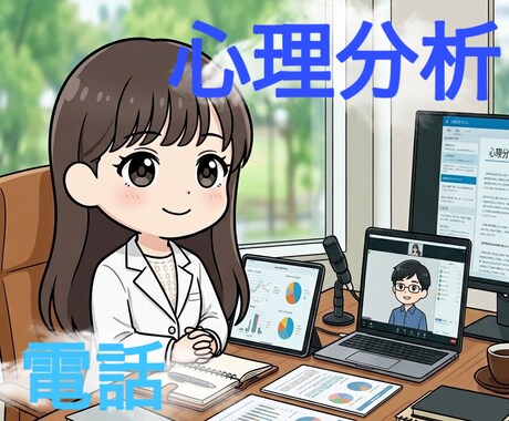 臨床現場でも用いられている心理分析をおこないます 自己理解や自己啓発などさまざまな場面であなたを支えます！ イメージ1