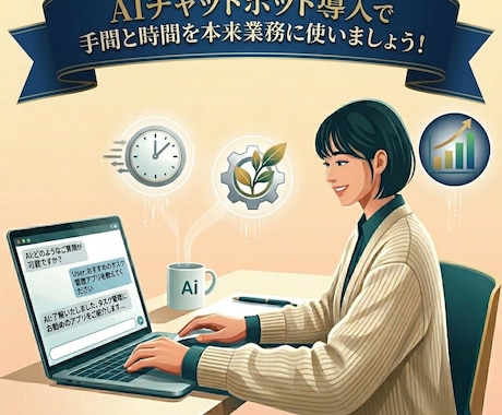 管理画面付LINE AIボットを開発・設置します 面倒な返信を24時間AIに丸投げ。管理画面で会話も把握 イメージ1