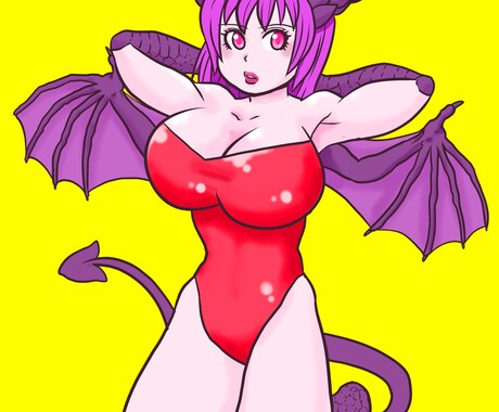 女の子モンスター描きます 女の子とモンスターの合体イラストを制作いたします イメージ2