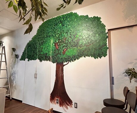 壁一面にオリジナル絵画を！「壁画」描きますます 店舗・飲食店・子供の施設・催事場など　フォトスポットにも♪ イメージ2