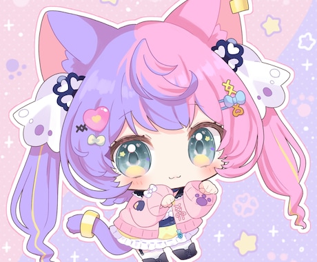 かわいいミニキャライラスト制作します ＊かわいいミニキャラ描きます！＊ イメージ2