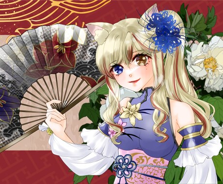 背景込み【一枚絵】制作いたします 美麗な一枚絵を作成いたします。 イメージ2