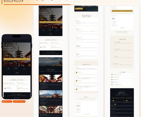 集客できる1ページLPをHTML/CSSで作ります ～【個人サロン等・士業向け】のLP制作/修正無制限～ イメージ2