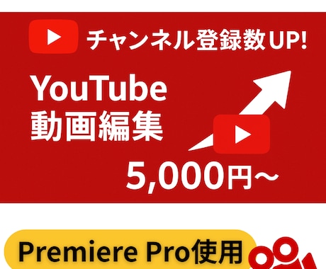 5,000円で、登録につながる動画を編集します わかりやすいテロップで、視聴者を惹きつける動画に仕上げます！ イメージ1