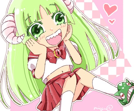 イラストかきます あなたの推し、友人を可愛いデフォルメキャラに! イメージ2