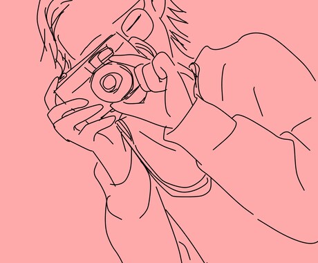 写真を参考にラフな人物イラスト作成いたします イメージ1