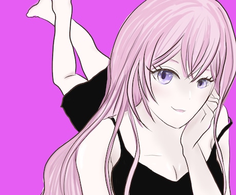 透明感あるアニメイラストを描きます イメージ1