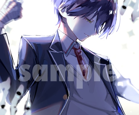 中性的な子・動画サムネイル・アイコン描きます 一枚絵、動画用サムネイルやアイコンのイラスト描きます！ イメージ2