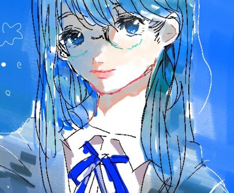 SNSで使えるアイコン描きます 様々な絵柄、バストアップから全身絵まで イメージ2