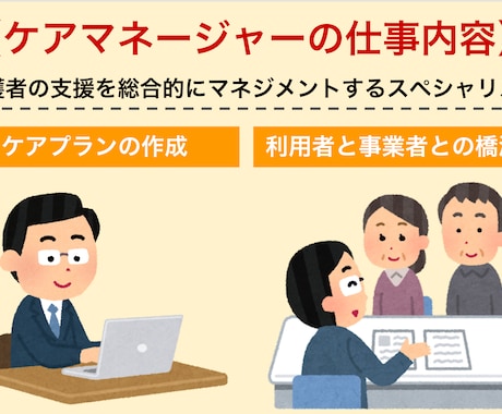 介護支援専門員の業務・研修等の質問にお答えします 主任介護支援専門員がケアマネさんの疑問にお答えします。 イメージ1