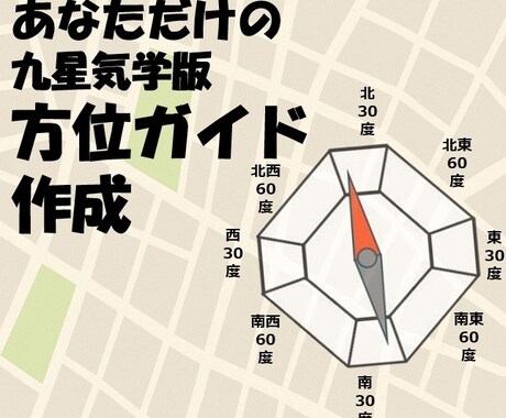 あなただけの九星気学版「方位ガイド」作成します 吉方と思って計画した旅行先、実は吉方がずれてない？ イメージ1