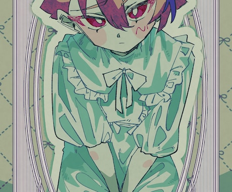 可愛くてポップなイラスト描きます グッズやアイコン、立ち絵、サムネ、動画内イラストなどに！ イメージ2