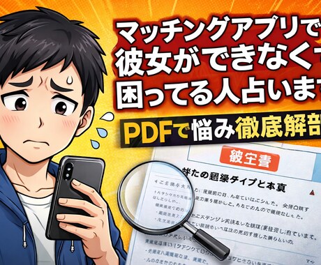 マッチングアプリで困ってる人占います ガチで彼女作りたい人マッチングアプリで疲弊してる人へ イメージ1
