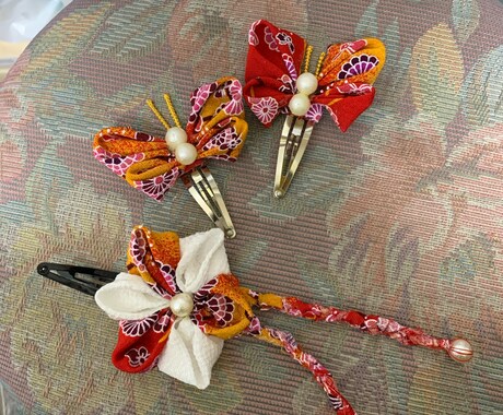 着物の髪飾りを作ります 着物に合わせた髪飾りを格安でつくります イメージ2