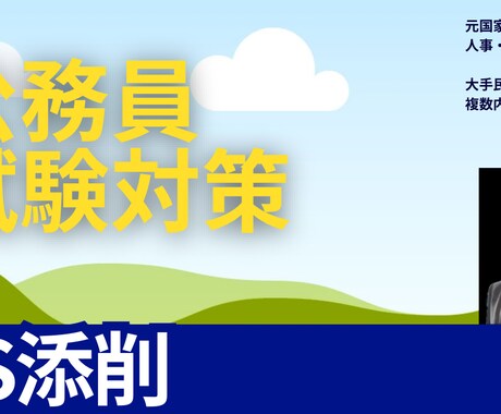 公務員試験のエントリーシート添削しますます 元国家公務員　人事・採用業務を経験した視点からアドバイス！ イメージ1