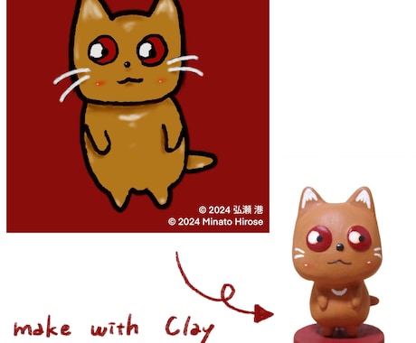 カプセルトイ風フィギュアつくります オリジナキャラクターを世界で１つのフィギュアにしませんか？ イメージ2