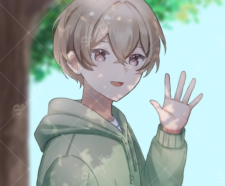 等身イラスト、一枚絵お描きします /アイコン、ヘッダー、誕生日イラスト、動画配信に イメージ2
