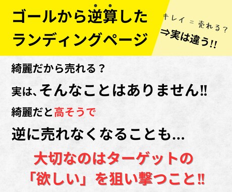 5名限定価格】低価格でポチりたくなるLPを作ります 作成〜運用まで丸投げOK！お手軽に改善できるLPをご提供！ イメージ2