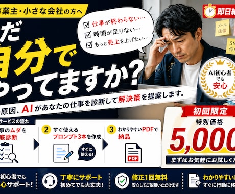 その仕事、まだ自分でやってますか？ます イメージ1
