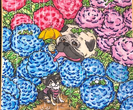 人物・ペットなどお気軽に♪似顔絵描きます 毎日ホッとしたい方にオススメです♪ イメージ2
