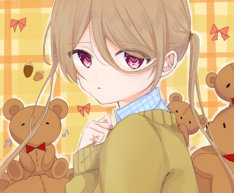SNSや配信用に♪かわいいアイコンイラスト描きます あなただけのキャラクターイラストは如何ですか？ イメージ1