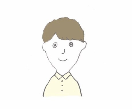 あなたのゆるゆる似顔絵（手描き風）描きます SNSのアイコン、名刺などにおすすめ イメージ1
