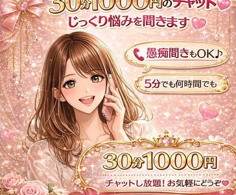 寂しい夜、秘密の相手になります 誰にも言えない本音、ここでだけ話してみませんか？ イメージ1