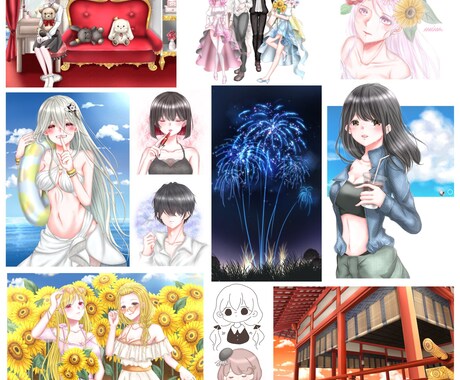 可愛い＆カッコイイオリジナルイラスト描きます 自分だけの特別なイラスト！満足していただけるものを描きます イメージ2