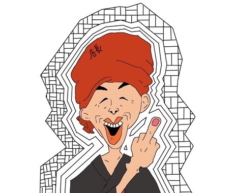 ビビットorモノトーンの個性的イラスト作ります 女性的なA4サイズまでのイラスト作成します。 イメージ2