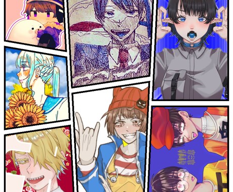 アイコン、夢絵、キャラクターをお描きします 皆様のお望みのイラストをお描きします。 イメージ1
