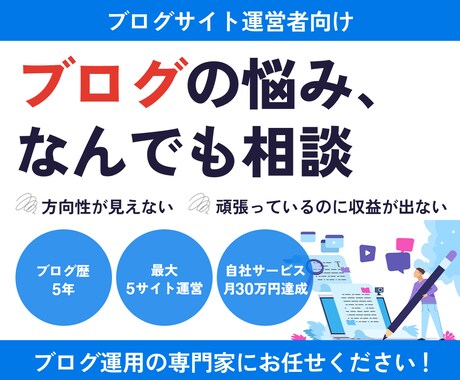 ブログの心配事についてビデオツールで伺います ブログで成果が上がらない、ゼロからブログを作りたい イメージ1