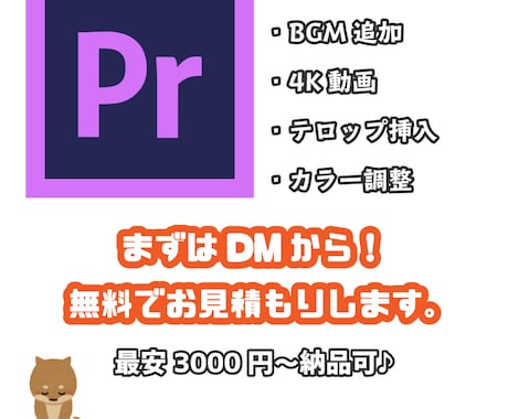 価格表あり・シンプルな料金設定で動画編集やります Youtube用カット～テロップ、サムネ、効果音、全てお任せ イメージ2