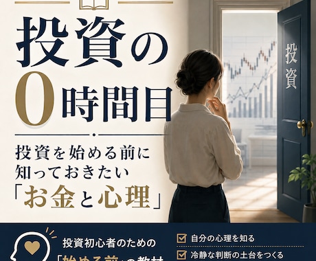 投資の前に知る自分の心理を伝えます 失敗しない投資家になる前に、知っておきたい自分の心理 イメージ1