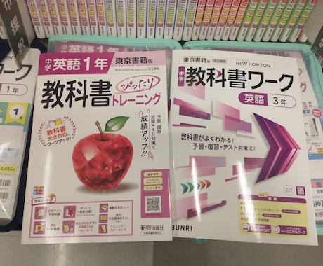 公立中学英語★日常学習・中間期末対策★授業致します 市販の共通テキストを使用予定。ファイル添付でも対応します！！ イメージ1