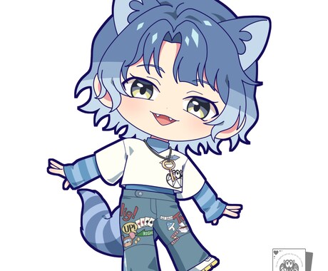 良質で可愛いSD立ち絵制作いたします 幅広い用途にご利用いただけるSD立ち絵を制作いたします。 イメージ2