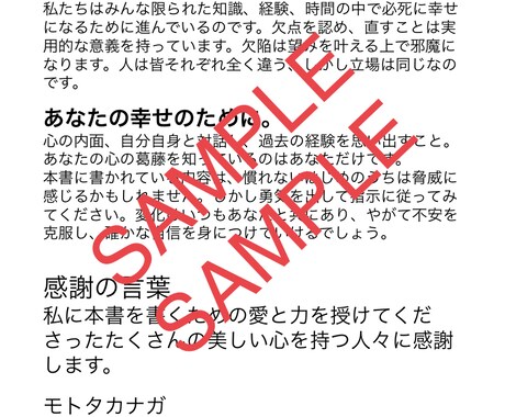 あなたの取扱い説明書を作成します 幸せになるためのあなただけの取扱い説明書を作成します。 イメージ2