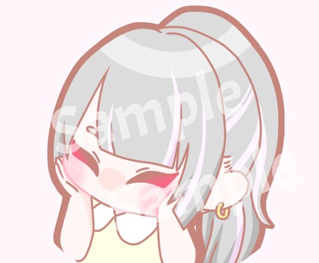 お話からイメージを膨らませてミニキャラ描きます あなたの好きを詰め込んだ優しいアイコンを。 イメージ1