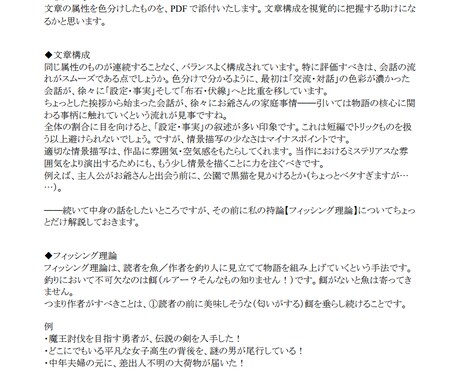 フィッシング理論】Web連載小説の講評を致します ☆読者を逃がすな！Web小説の読者Getにフォーカスした講評 イメージ2