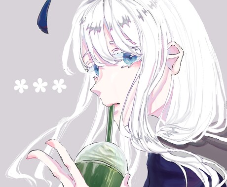アイコン、イラストなど色々描かせていただきます 色塗りだけや、線画のみなども受け付けてます◎ イメージ2