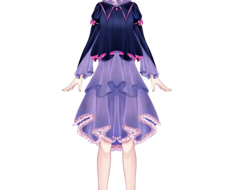 Live2D用パーツ分け立ち絵イラストを制作します ライバー事務所所属イラストレーター経験があります イメージ2
