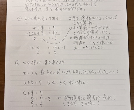 中学生向けの数学・英語の質問をサポートします 定期テスト、受験対策に特化！！！ イメージ2