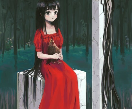 MV用イラスト、小説の表紙・挿絵などを描きます 厚塗りの一枚絵、雰囲気や物語性のあるイラストを描きます イメージ2