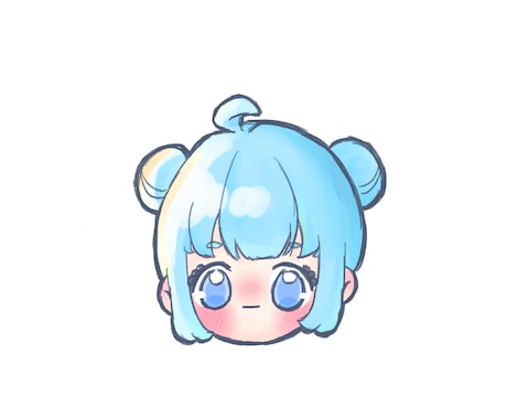 かわいいアイコン描きます 可愛くて丸っこいアイコンです！ イメージ1