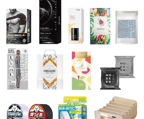 通販用パッケージデザインします ラベル、取説などもご対応いたします。 イメージ2
