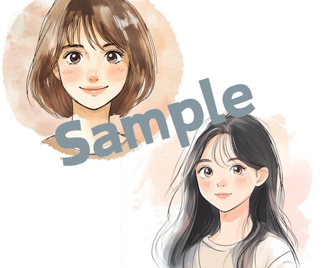 SNS用イラストお描きします 丁寧に寄り添います！温かみのあるオリジナルアイコン作成です イメージ2