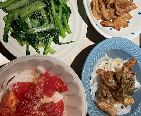 3日分〜管理栄養士が献立作成します 栄養バランスや彩り、値段を考えて作成します。 イメージ2