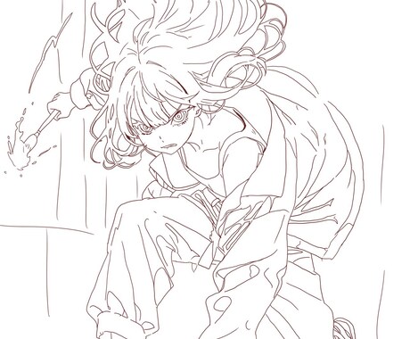 私の絵柄でイラストお描きいたします どしとじご応募よろしくお願いします！ イメージ2