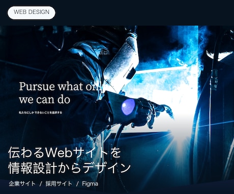 目的に合うWebサイトを丁寧にデザインします イメージ1