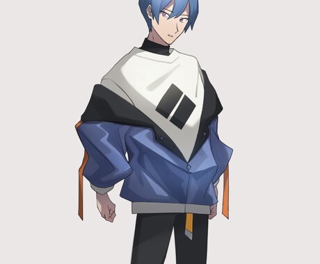 全身イラストお描きします ニーズに合わせた表情やポーズをご提供